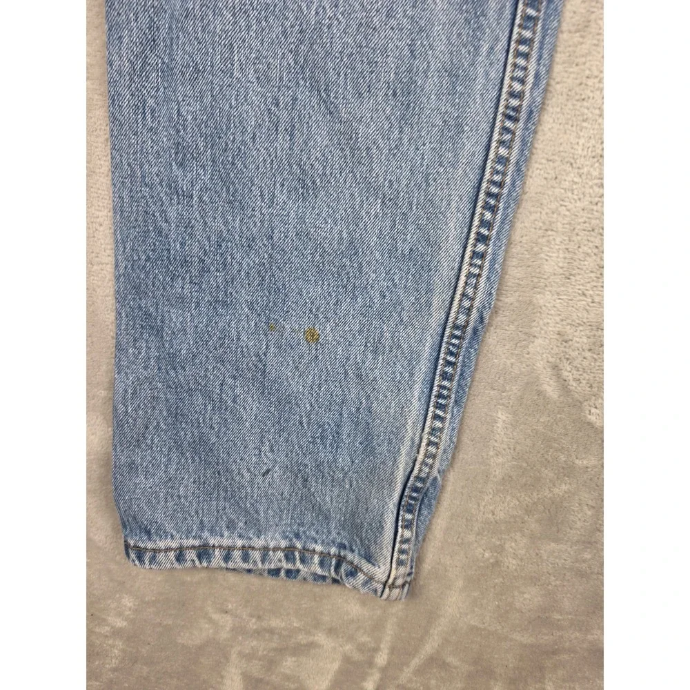 Vintage Levi's 505 Regular Straight Jeans Men 36x34 Fit 34x34 Blue Denim USA 90s